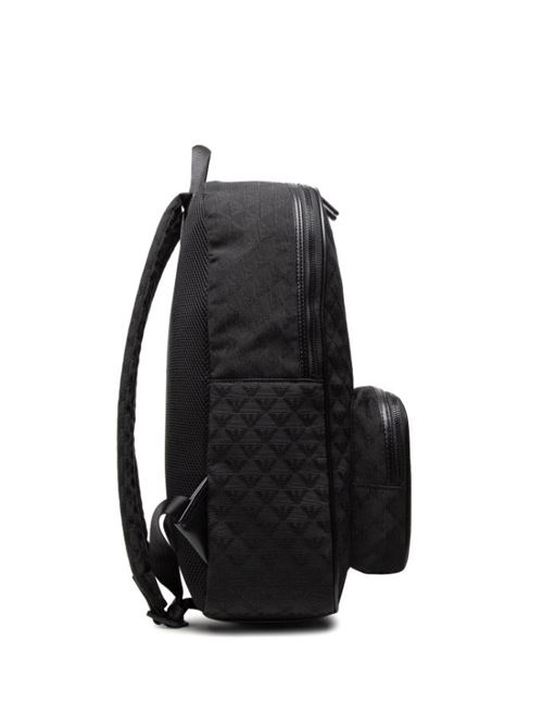 All-over eagle jacquard nylon backpack Emporio Armani | Y4O315 Y022V.81336